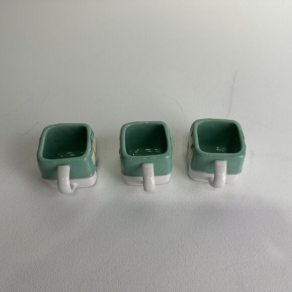 TAG RV Camper Mini Mugs 2” Tall 2 oz Ceramic Set Of 3 - Picture 5 of 9